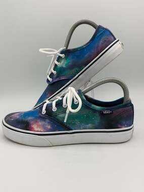 Vans Authentic Galaxy Print Sneakers Womens 5 Space Cosmic Low Top